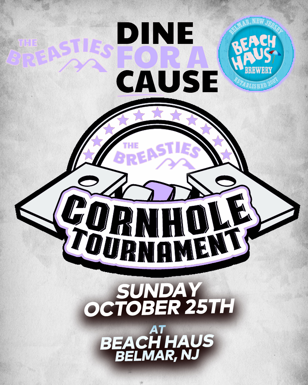 Breasties Cornhole Tournament Sign Up